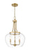 Pendant Z-Lite 473P16-BBR Burnished Brass Joliet 3 Light Pendant Z-Lite