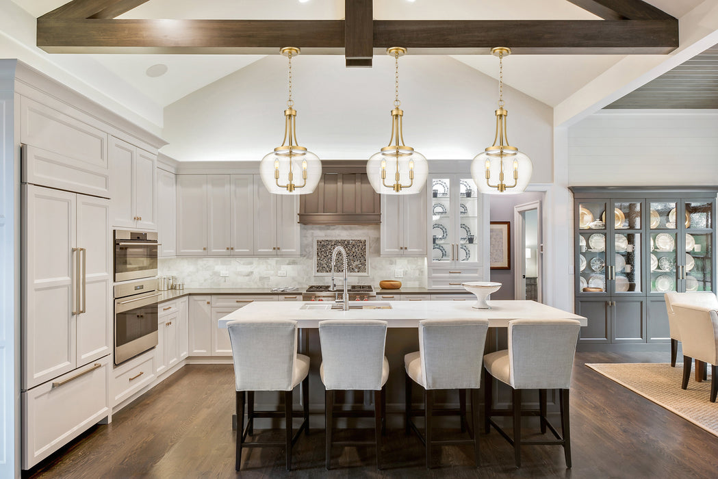 Pendant Z-Lite 473P16-BBR Burnished Brass Joliet 3 Light Pendant Z-Lite