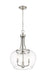 Pendant Z-Lite 473P16-BN Brushed Nickel Joliet 3 Light Pendant Z-Lite