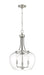 Pendant Z-Lite 473P16-BN Brushed Nickel Joliet 3 Light Pendant Z-Lite
