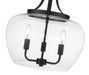 Pendant Z-Lite 473P16-MB Matte Black Joliet 3 Light Pendant Z-Lite