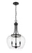 Pendant Z-Lite 473P16-MB Matte Black Joliet 3 Light Pendant Z-Lite
