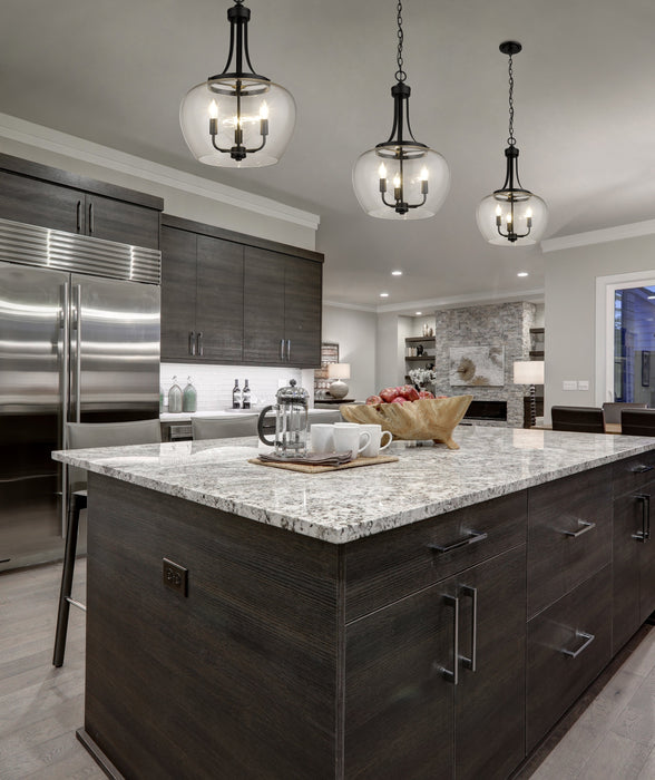 Pendant Z-Lite 473P16-MB Matte Black Joliet 3 Light Pendant Z-Lite