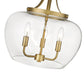 Pendant Z-Lite 473P16-OBR Olde Brass Joliet 3 Light Pendant Z-Lite