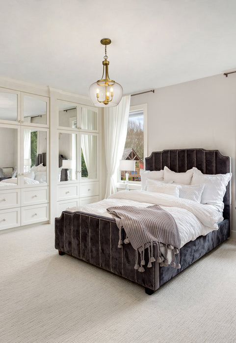 Pendant Z-Lite 473P16-OBR Olde Brass Joliet 3 Light Pendant Z-Lite