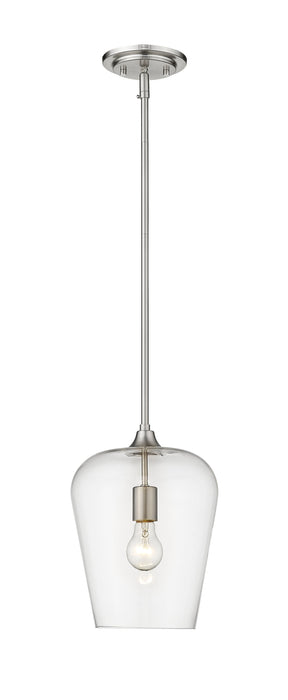 Pendant Z-Lite 473P9-BN Brushed Nickel Joliet 1 Light Pendant Z-Lite