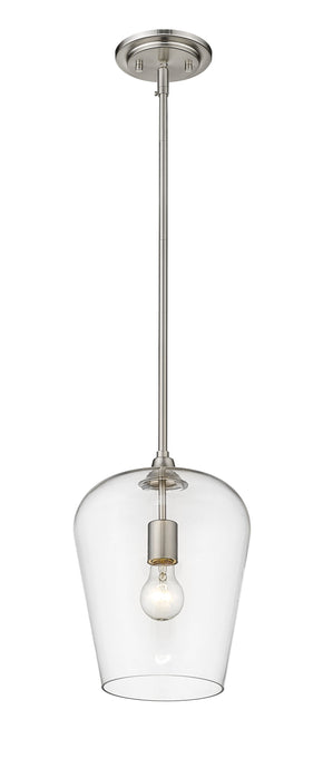 Pendant Z-Lite 473P9-BN Brushed Nickel Joliet 1 Light Pendant Z-Lite