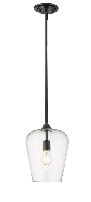 Pendant Z-Lite 473P9-MB Matte Black Joliet 1 Light Pendant Z-Lite