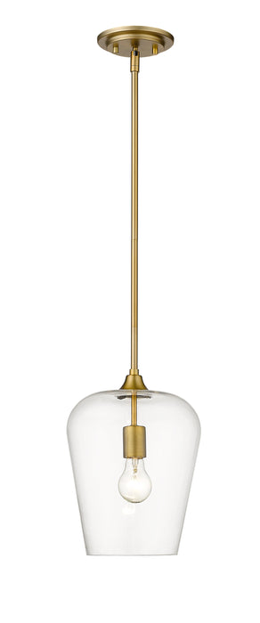 Pendant Z-Lite 473P9-OBR Olde Brass Joliet 1 Light Pendant Z-Lite