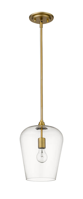 Pendant Z-Lite 473P9-OBR Olde Brass Joliet 1 Light Pendant Z-Lite