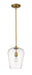 Pendant Z-Lite 473P9-OBR Olde Brass Joliet 1 Light Pendant Z-Lite