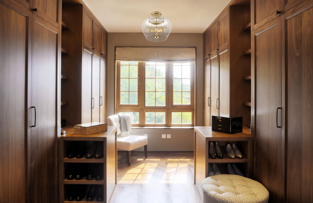 Semi Flush Mount Z-Lite 473SF-BBR Burnished Brass Joliet 3 Light Semi Flush Mount Z-Lite