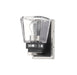 Wall Sconce Z-Lite 474-1S-BN-MB Brushed Nickel + Matte Black Jackson 1 Light Wall Sconce Z-Lite