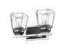 Vanity Z-Lite 474-2V-CH-MB Chrome + Matte Black Jackson 2 Light Vanity Z-Lite