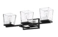 Vanity Z-Lite 475-3V-MB-CH Matte Black + Chrome Bleeker Street 3 Light Vanity Z-Lite