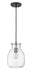 Pendant Z-Lite 476MP-MB-BN Matte Black + Brushed Nickel Bella 1 Light Pendant Z-Lite