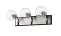 Vanity Z-Lite 477-3V-MB-BN Matte Black + Brushed Nickel Parsons 3 Light Vanity Z-Lite
