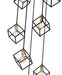 Chandelier Z-Lite 478-7BRZ-OBR Bronze + Olde Brass Vertical 7 Light Chandelier Z-Lite