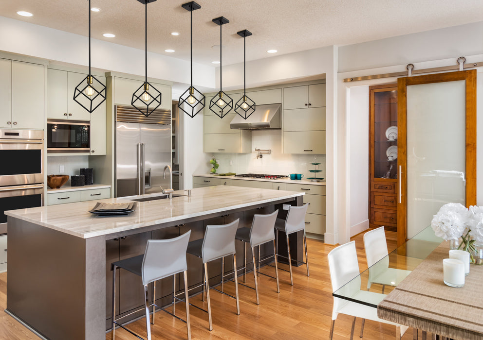 Pendant Z-Lite 478P11-MB-BN Matte Black + Brushed Nickel Vertical 1 Light Pendant Z-Lite