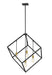 Chandelier Z-Lite 478P34-BRZ-OBR Bronze + Olde Brass Vertical 4 Light Chandelier Z-Lite
