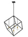 Chandelier Z-Lite 478P34-BRZ-OBR Bronze + Olde Brass Vertical 4 Light Chandelier Z-Lite