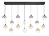 Eurofase 48940-043 Iissa 72" Gold-Black Mix LED Chandelier