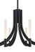 Eurofase 49010-039 Olette 24" Matte Black LED Chandelier