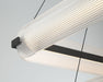 Eurofase 50054-022 Neoness 34" Matte Black LED Chandelier