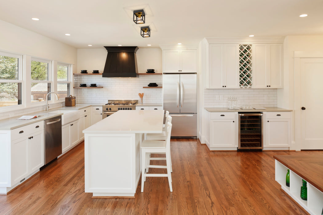 Flush Mount Z-Lite 480F1-BRZ-OBR Bronze + Olde Brass Kube 1 Light Flush Mount Z-Lite