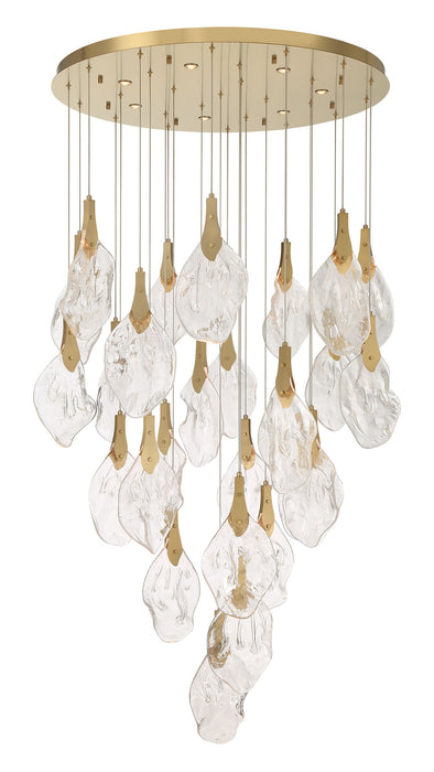 Eurofase 49920-024 Jateo 40" Gold LED Chandelier