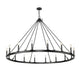 Chandelier Z-Lite 482R-16MB Matte Black Barclay 16 Light Chandelier Z-Lite