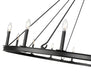 Chandelier Z-Lite 482R-16MB Matte Black Barclay 16 Light Chandelier Z-Lite