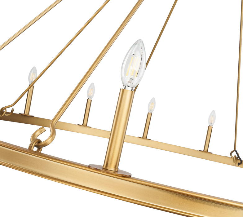 Chandelier Z-Lite 482R-16RB Rubbed Brass Barclay 16 Light Chandelier Z-Lite