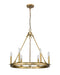 Chandelier Z-Lite 482R-6OBR Olde Brass Barclay 6 Light Chandelier Z-Lite
