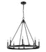 Chandelier Z-Lite 482R-8MB Matte Black Barclay 8 Light Chandelier Z-Lite