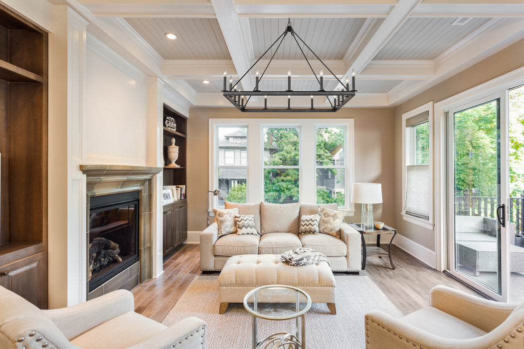 Chandelier Z-Lite 482S-16MB Matte Black Barclay 16 Light Chandelier Z-Lite