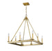 Chandelier Z-Lite 482S-8-26OBR Olde Brass Barclay 8 Light Chandelier Z-Lite