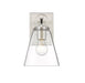 Wall Sconce Z-Lite 483-1S-BN Brushed Nickel Harper 1 Light Wall Sconce Z-Lite