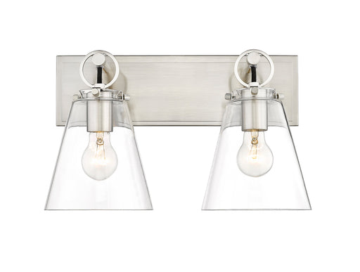 Vanity Z-Lite 483-2V-BN Brushed Nickel Harper 2 Light Vanity Z-Lite
