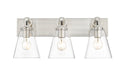 Vanity Z-Lite 483-3V-BN Brushed Nickel Harper 3 Light Vanity Z-Lite