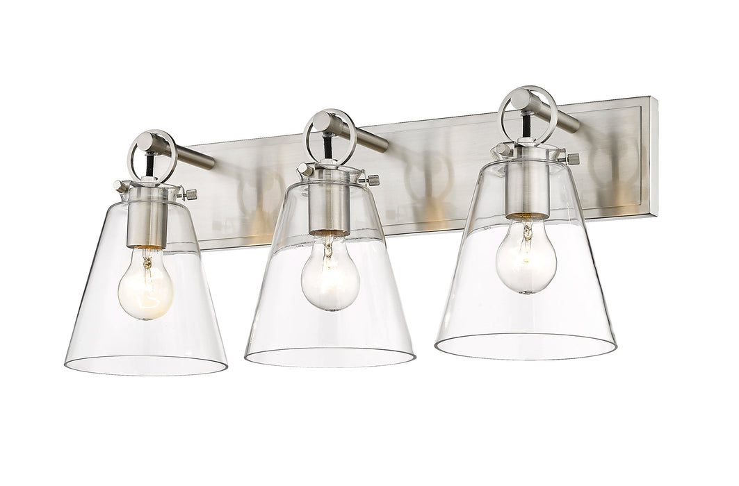 Vanity Z-Lite 483-3V-BN Brushed Nickel Harper 3 Light Vanity Z-Lite