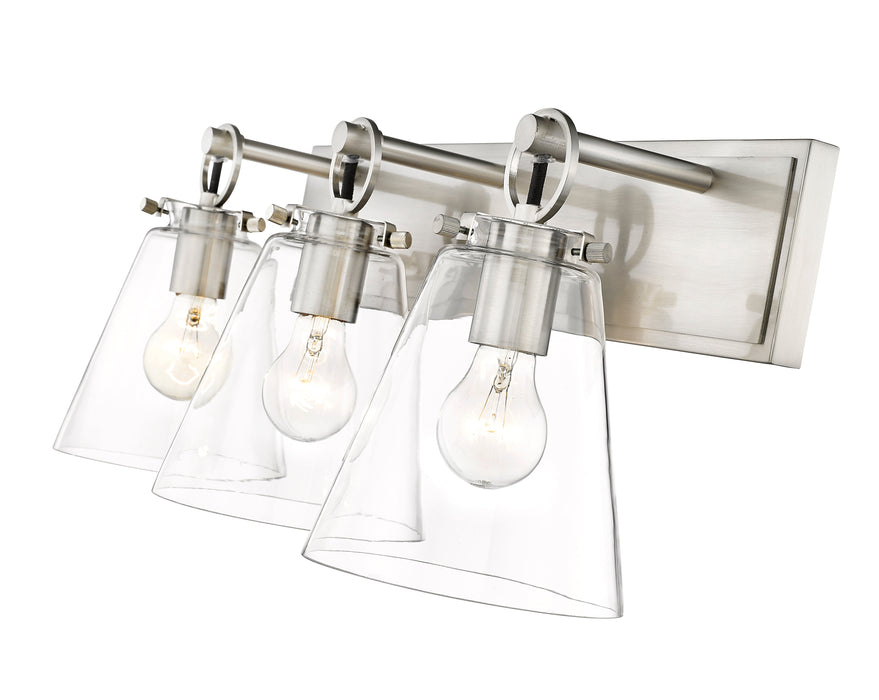 Vanity Z-Lite 483-3V-BN Brushed Nickel Harper 3 Light Vanity Z-Lite