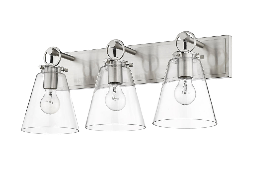 Vanity Z-Lite 483-3V-BN Brushed Nickel Harper 3 Light Vanity Z-Lite