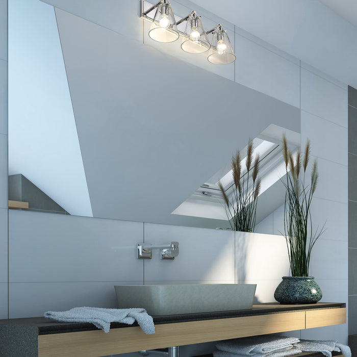 Vanity Z-Lite 483-3V-CH Chrome Harper 3 Light Vanity Z-Lite