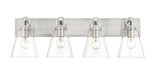 Vanity Z-Lite 483-4V-BN Brushed Nickel Harper 4 Light Vanity Z-Lite