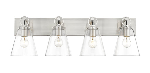 Vanity Z-Lite 483-4V-BN Brushed Nickel Harper 4 Light Vanity Z-Lite
