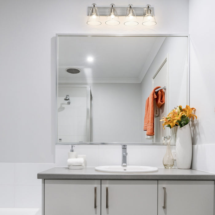 Vanity Z-Lite 483-4V-BN Brushed Nickel Harper 4 Light Vanity Z-Lite