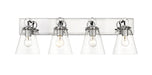 Vanity Z-Lite 483-4V-CH Chrome Harper 4 Light Vanity Z-Lite