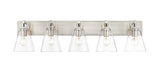 Vanity Z-Lite 483-5V-BN Brushed Nickel Harper 5 Light Vanity Z-Lite