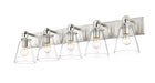 Vanity Z-Lite 483-5V-BN Brushed Nickel Harper 5 Light Vanity Z-Lite